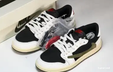 Hyperoad X PS TRAVIS LOW SCOTT AIR 'OLIVE' JORDAN 1 OG (Kids!) 0505